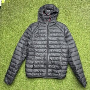 Jott Puffer Jacket Womens Large Quilted Zip Up Polyester Fall Outdoor Hiking